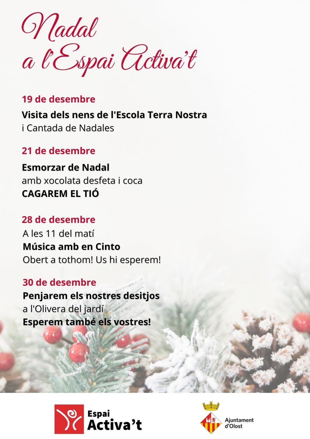 Nadal a l'Espai Activa't d'Olost